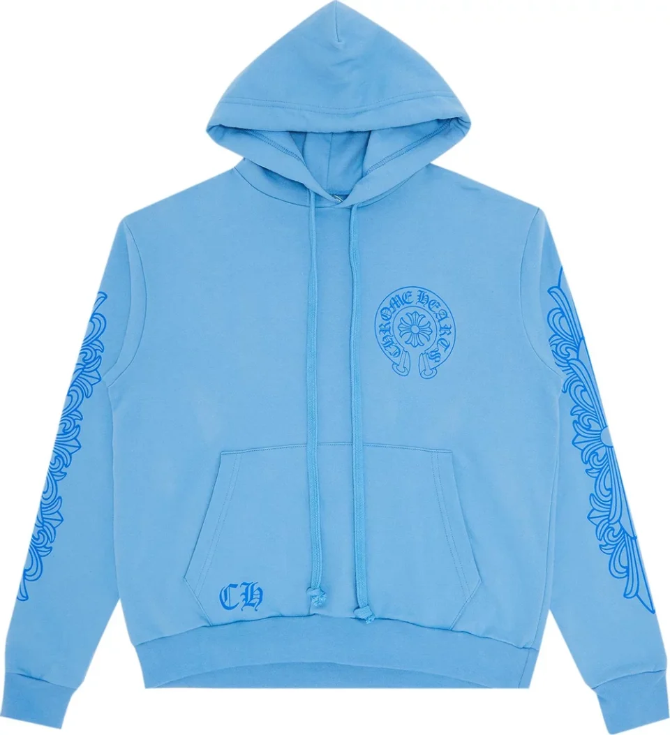 Blue Chrome Hearts Hoodie