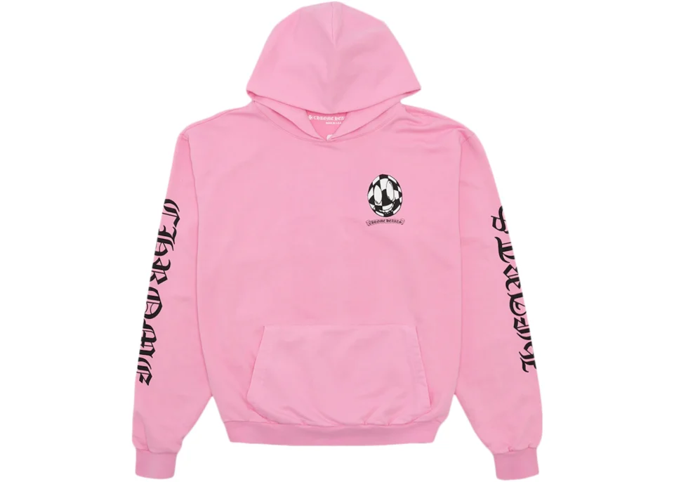 Pink Chrome Hearts Hoodie Vanity Affair Front Side Image