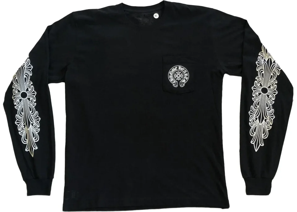 Black Chrome Hearts Shirt Front Side Image