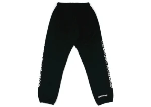 Black Chrome Hearts Sweatpants Back Side Image