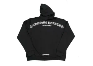 Chrome Hearts Hoodie Men’s Shoulder Logo Black - back