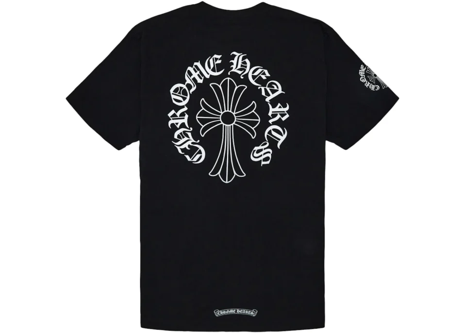Chrome Hearts Neck Logo-T-Shirt Black Back Side