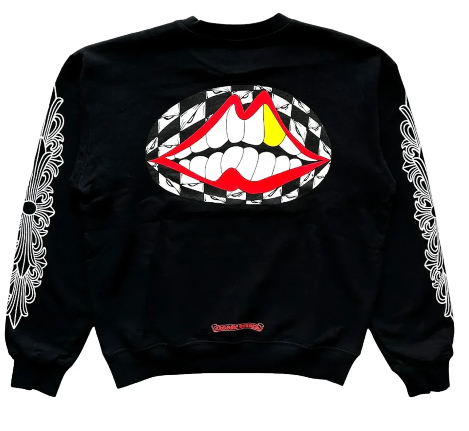 Chrome Hearts Matty Boy Flower Chomper Crewneck Sweatshirt - back