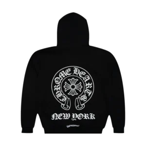 Chrome Hearts New York Exclusive Horseshoe Black Hoodie - back